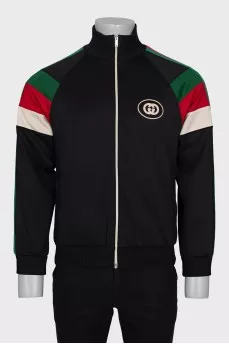 Men's sports jacket with a branded logo