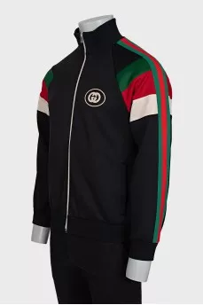 Men's sports jacket with a branded logo