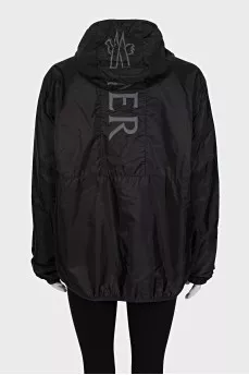 Men's jacket with reflective print
