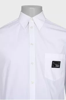 Men's shirt with brand logo on the front