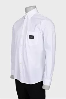 Men's shirt with brand logo on the front