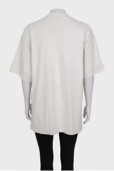 Loose fit t-shirt with brand logo