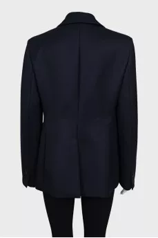 Blue striped jacket