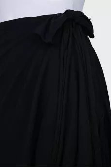 Asymmetrical high-waist skirt