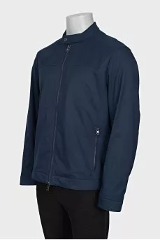 Men's blue jacket with tag