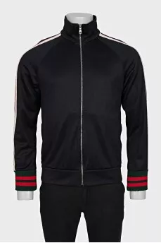 Men's black sweatshirt