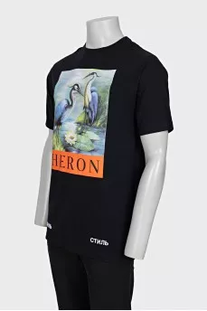 Men's T-shirt with a graphic on the front