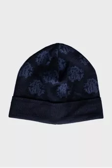 Men's wool hat with a cuff