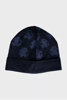 Men's wool hat with a cuff