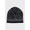 Men's animal print hat