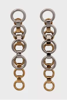 Long link earrings