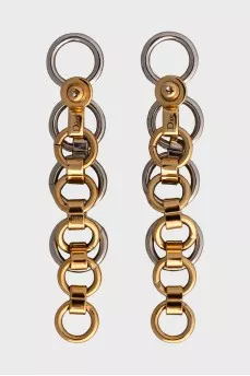 Long link earrings