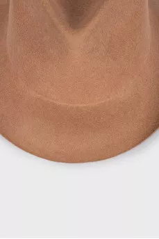 Brown wool hat