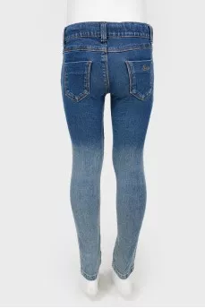 Gradient skinny jeans