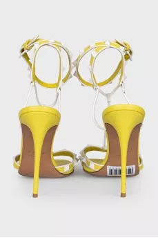 Жовті босоніжки Rockstud