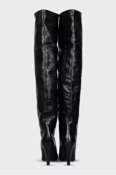 Niki Wedge Heel Over-the-Knee Boots