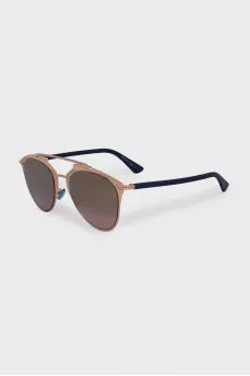 Sunglasses with blue temples