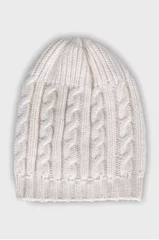 Cashmere knitted hat with tag