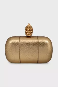 Leather Skull clutch