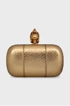 Leather Skull clutch