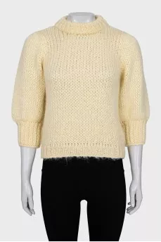 Chunky knit wool jumper