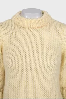 Chunky knit wool jumper