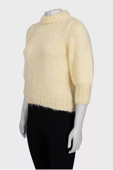 Chunky knit wool jumper