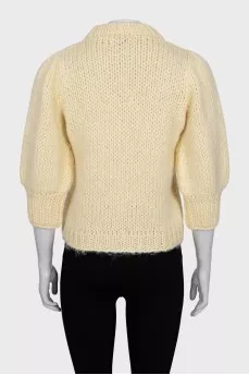 Chunky knit wool jumper