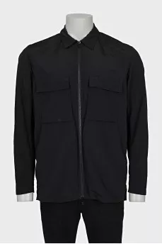 Men's windbreaker with pockets