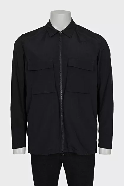 Men's windbreaker with pockets