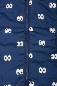 Kombinyson in a small print with eyes