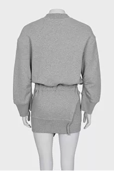 Gray dress with tag