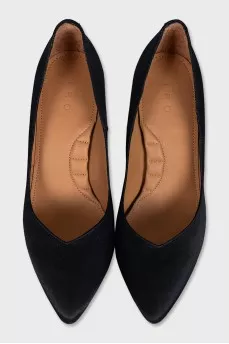 Textile stiletto heeled pumps
