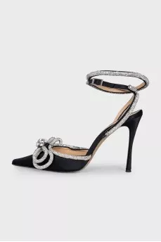 Slingbacks with rhinestones
