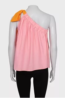 Asymmetrical top with ties