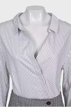 Button-down combination dress