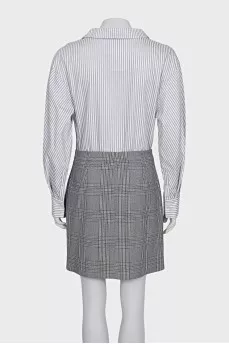 Button-down combination dress