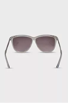 Sunglasses with blue temples