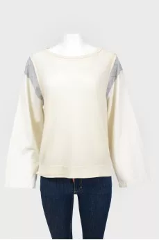 Longslive with inserts on the shoulders