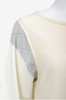 Longslive with inserts on the shoulders