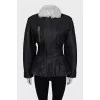 Insulated leather jacket