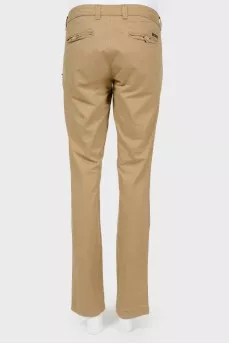 Low waist straight trousers