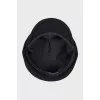 Cap with a decorative element on the front