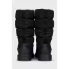 Quilted textile boots