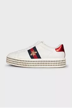 Ace sneakers with crystals on the sole
