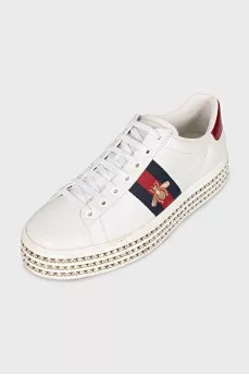 Ace sneakers with crystals on the sole