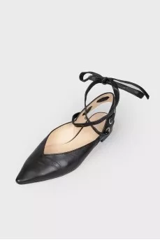 Low-heeled lace-up sandals Sandro