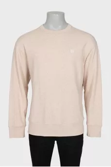 Men's beige sweatshirt
