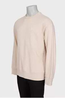 Men's beige sweatshirt
