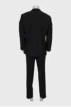 Men's black suit with trousers